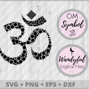Om Download immediato SVG, PNG, EPS, Dxf, download digitale / Simbolo spirituale / Meditazione Svg / Yoga Svg / Om Svg / Om Cricut File / Om Png