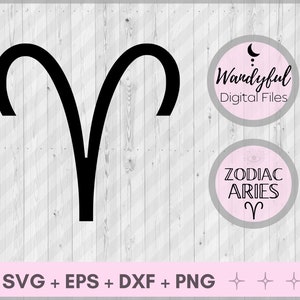 ARIES Zodiac Sign | Aries | Aries SVG | Aries Clipart | Aries Symbol | Zodiac Symbol | Aries Digital Download | Aries Zodiac SVG | Aries Png