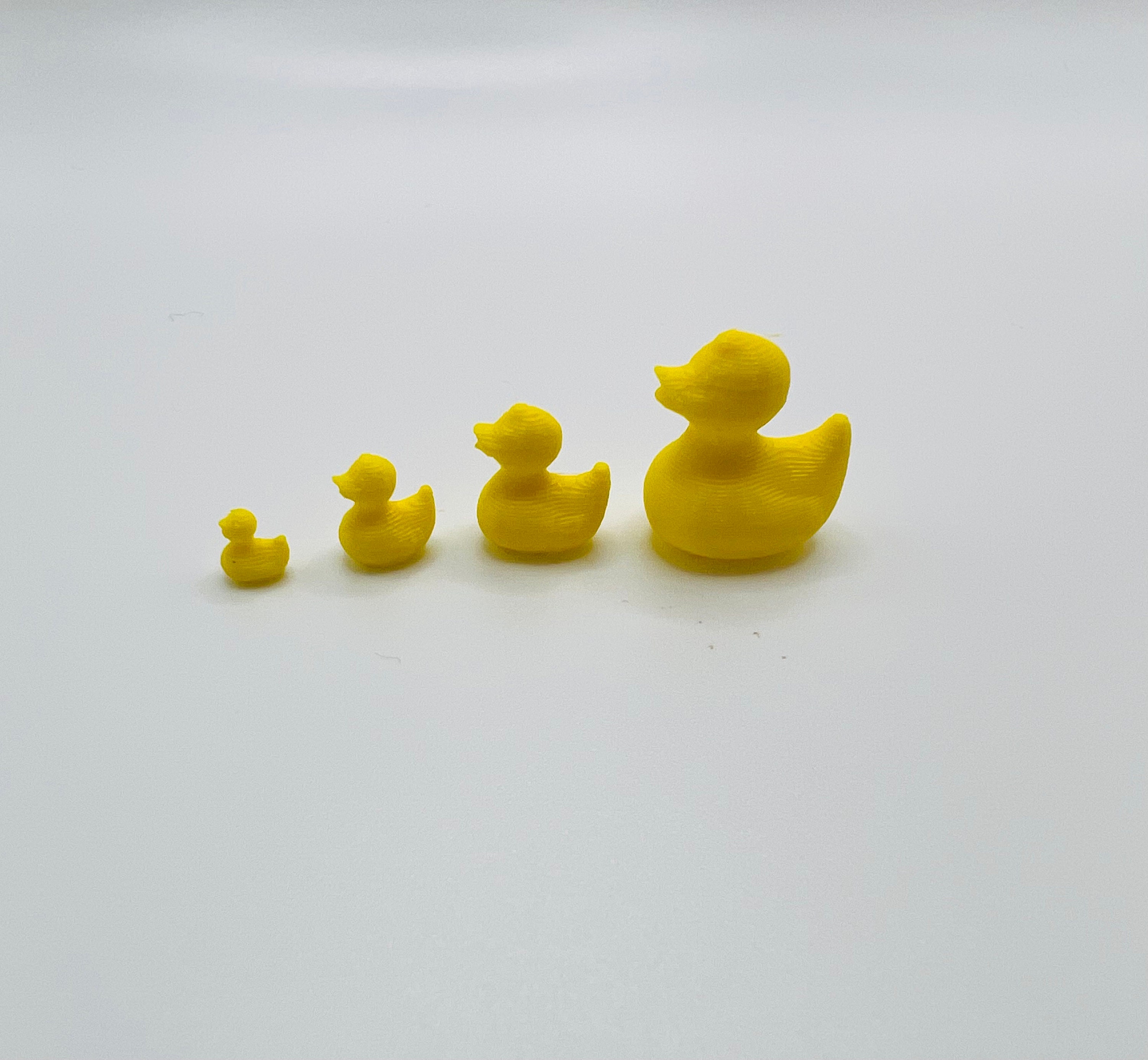 100 Stuks 3D-geprinte Mini-eenden – Kleurrijk, PLA – Voor Aquarium, Tuin, Poppenhuis En Miniatuurlandschap