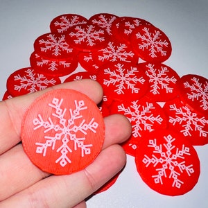 Oltre 25 monete di Natale // Medaglia fiocco di neve all'ingrosso // Forniture per piccole imprese // Moneta di Babbo Natale // Riempitivi per calze