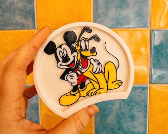 Serre-tête magnétique avec oreilles de Mickey et Pluto // Motif souris et amis //
