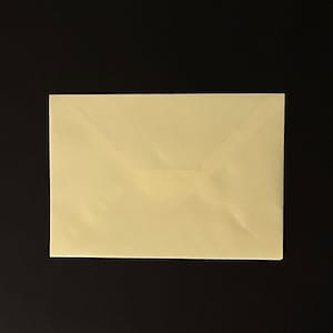 Busta colorata 5 x 7 / Limone / Giallo pallido