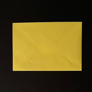 Busta colorata 5 x 7/giallo brillante