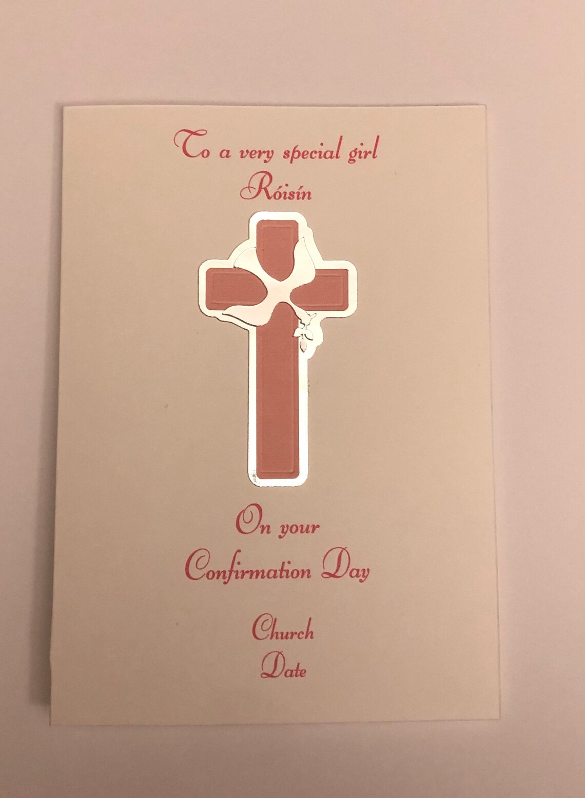 Carte de confirmation personnalisée pour garçon ou fille Etsy