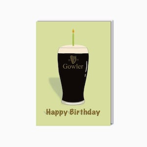 Geburtstags Pint / Geburtstags Stout / Irische Geburtstagskarte