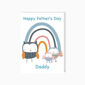 Jolie carte de fête des pères - pour papa ou grand-père