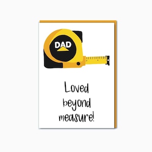 Carte pour papa - adorée au-delà de toute mesure !