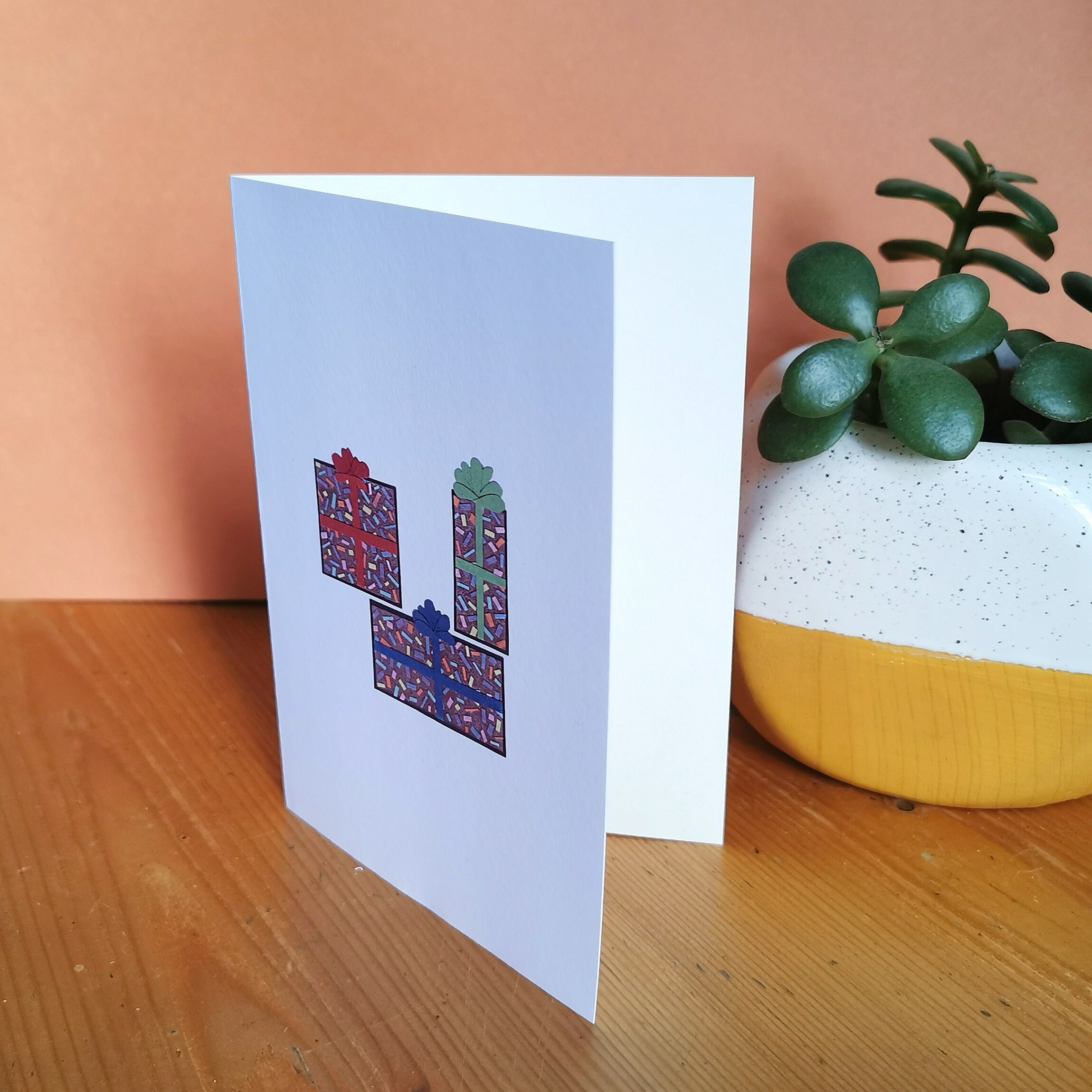 Brown Paper Packages Greetings Card Print | Etsy