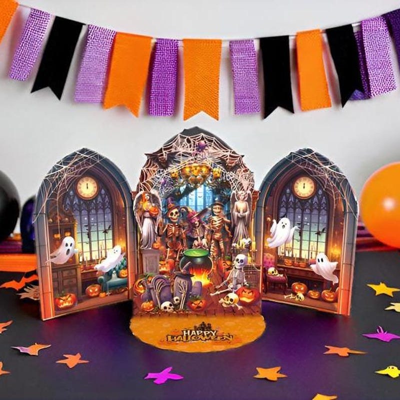 Adult Halloween Card - Etsy