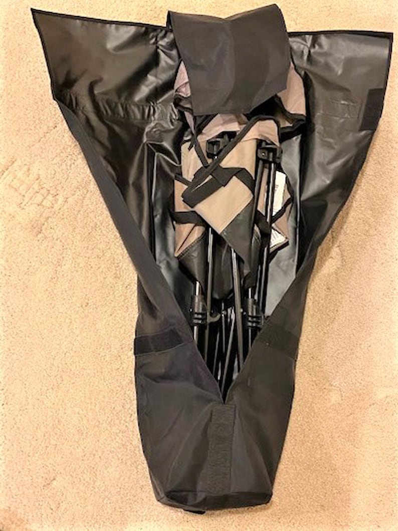 38 Inch Bag for Foldable Camp Chair, Black Replacement Carry Bag bild 5