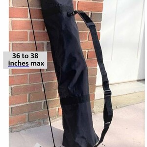 38 Inch Bag for Foldable Camp Chair, Black Replacement Carry Bag bild 2