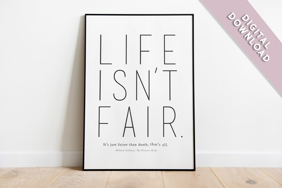 The Princess Bride Printable Quote Digital Download Wall | Etsy