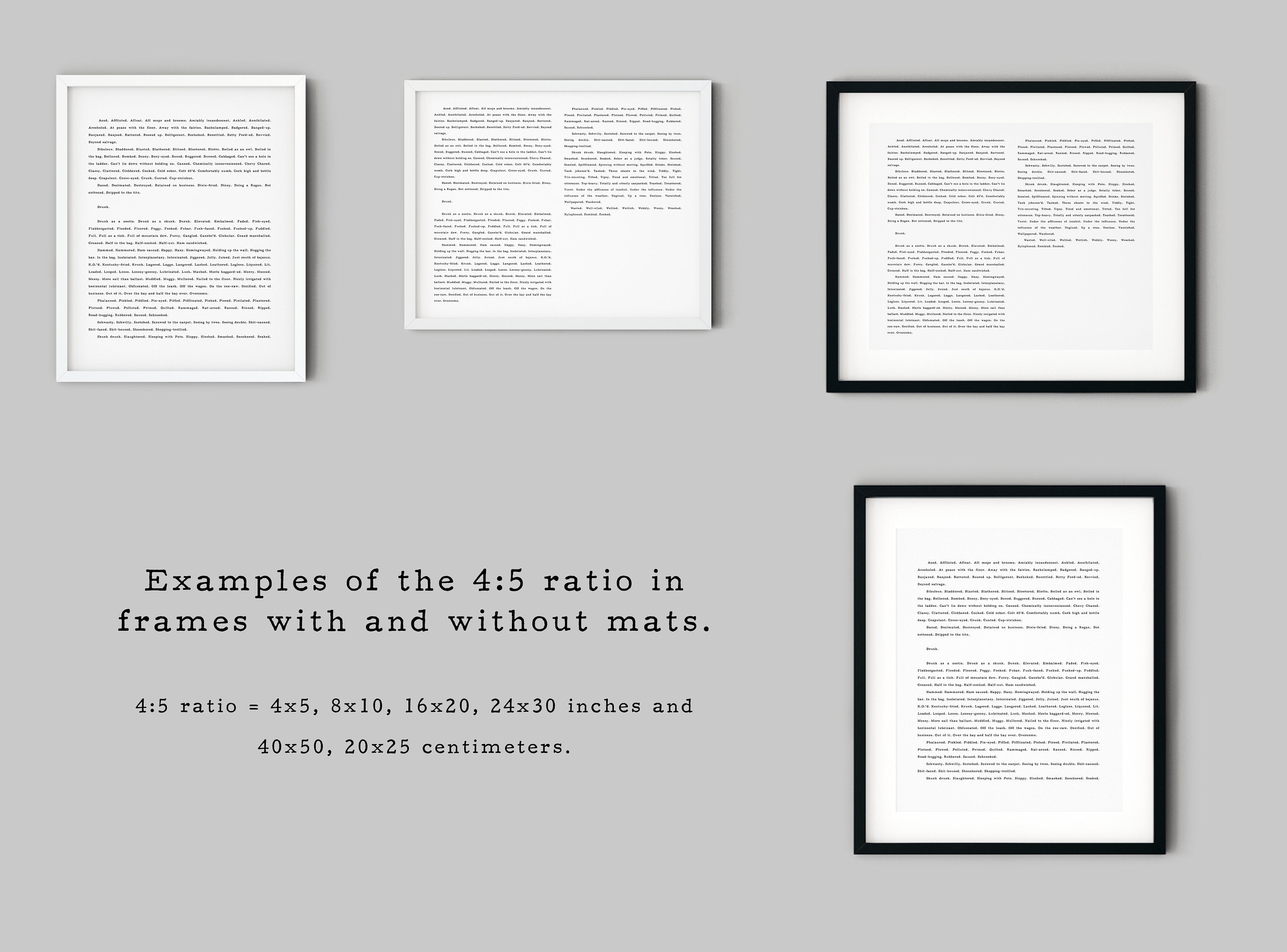 200 Words for Drunk Printable Wall Art Digital Download Etsy