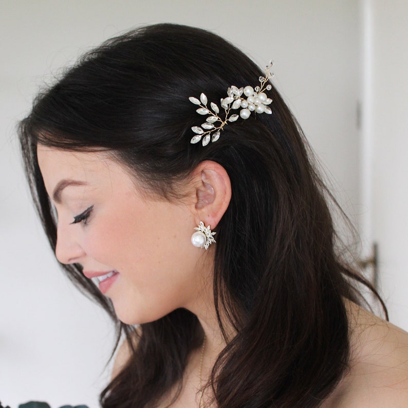 Sarah Bridal Hair Pins Bridal, Wedding or Occasion Hair Accessory Piece image 1