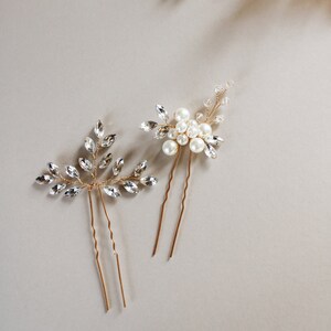 Sarah Bridal Hair Pins Bridal, Wedding or Occasion Hair Accessory Piece image 2