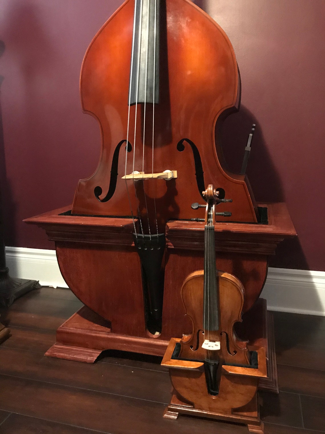 Violin stand violacellodouble bass upright bass stand Etsy
