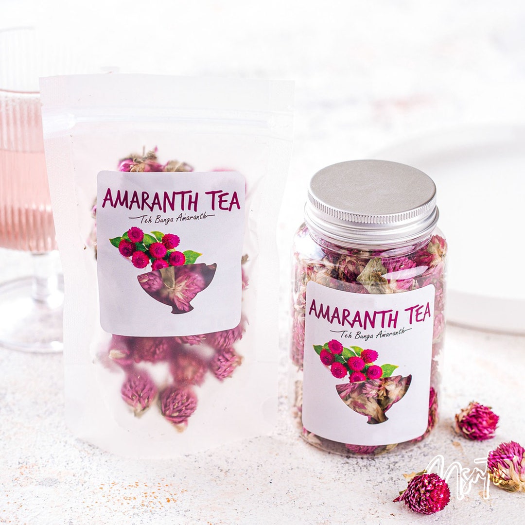 Globe Amaranth Tea Organic Pure Amaranth Tea Premium Organic Tea Etsy