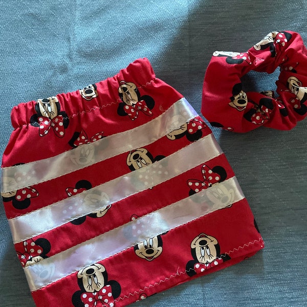 Minnie ribbon skirt & scrunchie