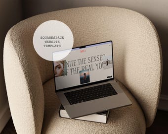 Squarespace 7.1 Template: Salon & Stylist Website Design