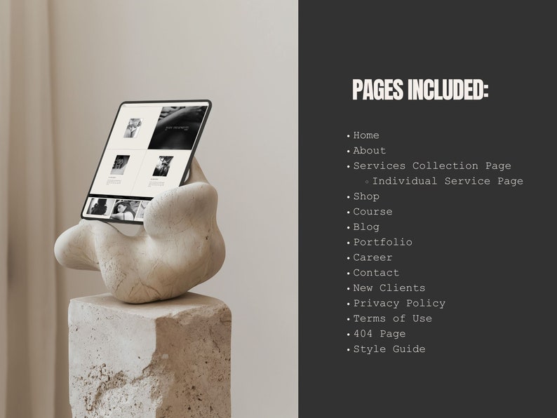 Skincare Salon Squarespace 7.1 Template: Minimalist Website Design image 6