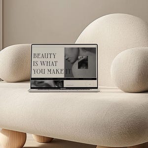 Skincare Salon Squarespace 7.1 Template: Minimalist Website Design image 1