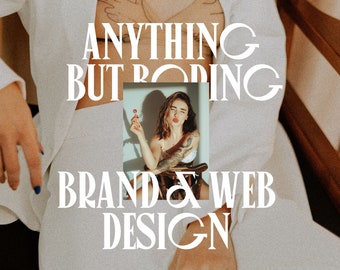 Custom Website Design | Squarespace Web Design | Bold & Modern Website Design | Anything but Boring Web Design for Iconic Beauty Brands
