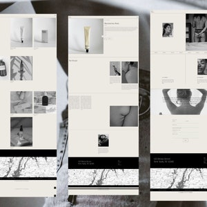 Skincare Salon Squarespace 7.1 Template: Minimalist Website Design image 3