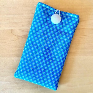 Etui lunettes téléphone tissu Petit Pan fait main housse iphone samsung smartphone cordon bandoulière cadeau femme fille Noël anniversaire