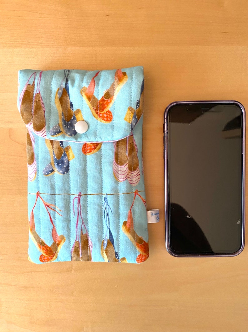 Etui téléphone iPhone Samsung tissu plage vacances housse pochette smartphone cordon bandoulière cadeau femme Fête des Mères anniversaire image 10