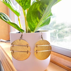 Boho Brass Earrings | Regular Wear Jewelry | Festival & Party Statement Earrings