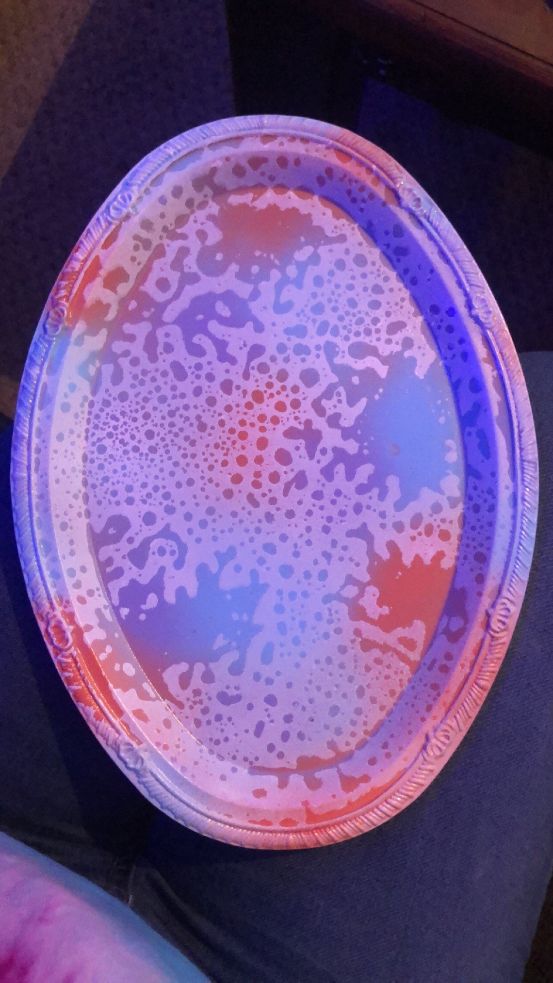 Custom spray painted rolling tray Etsy