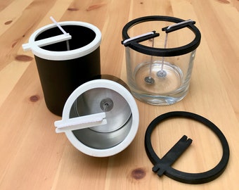 Single Wick Holder: Candle Making Supply