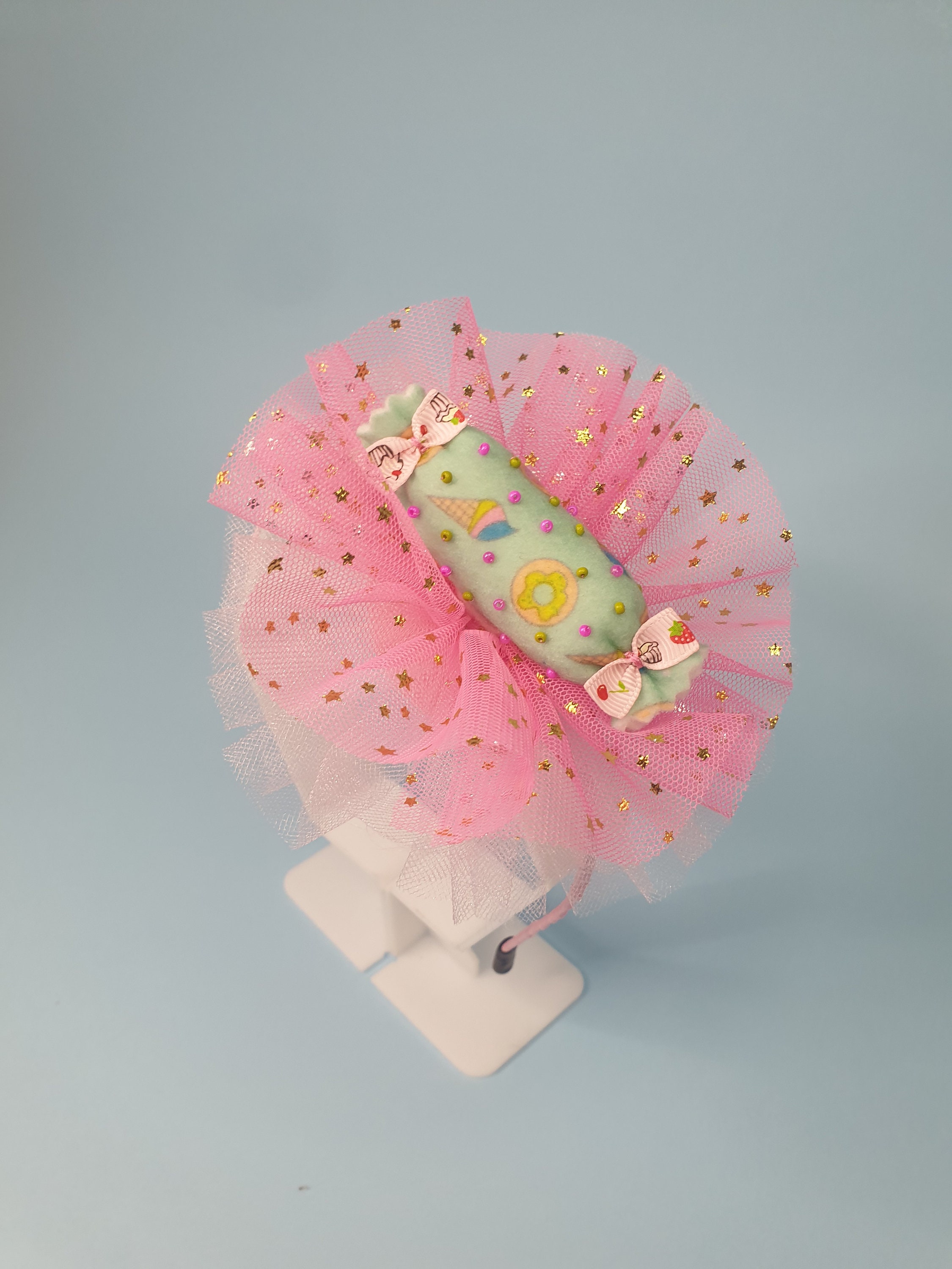 Candy Headband with candy and tulle