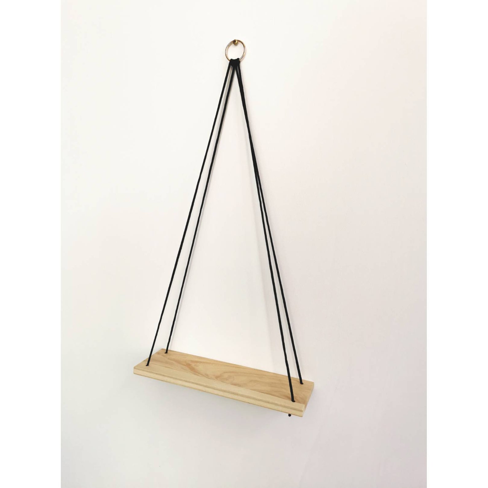 Rustic Handmade String Hanging Shelf Etsy