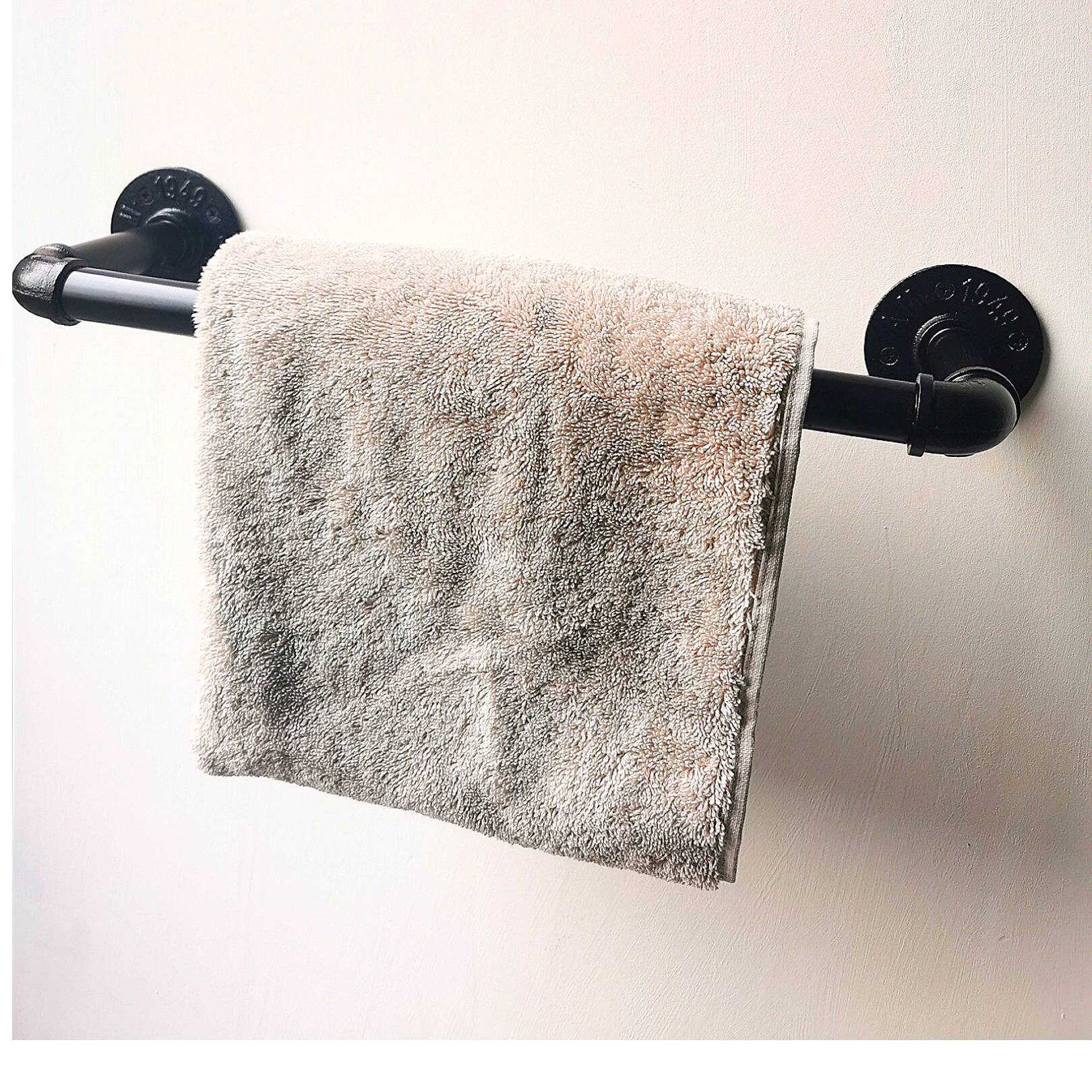 Industrial Style Towel Rack Large Etsy