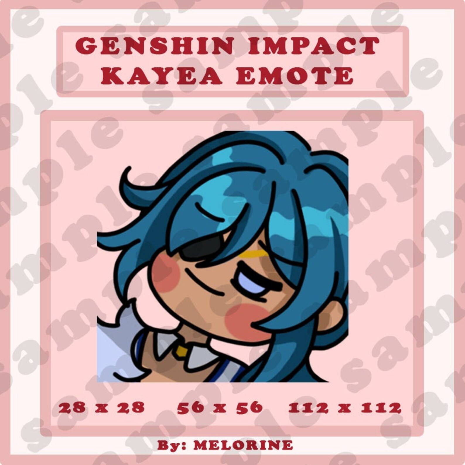 Genshin Impact Kaeya Emote Etsy(09)