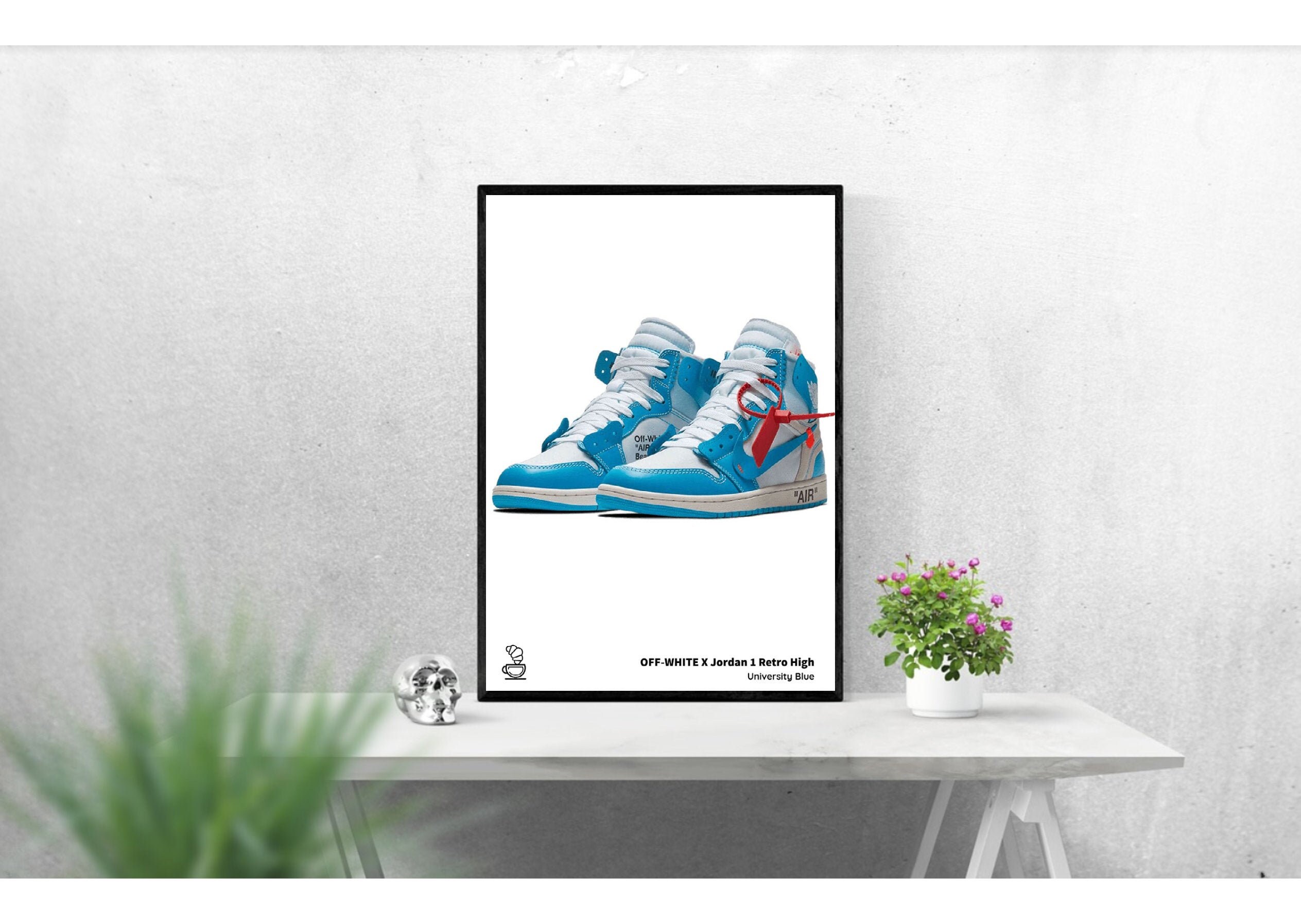 off white jordan 1 poster