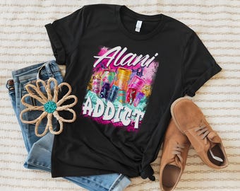 Alani Energy Drink Addict Graphic T-Shirts