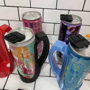 3D Printed Can Covers – Reusable Soda Tab Tops – Bug Blocker Drink Lids – Made by Kid Entrepreneur – Briggs 3D Printing