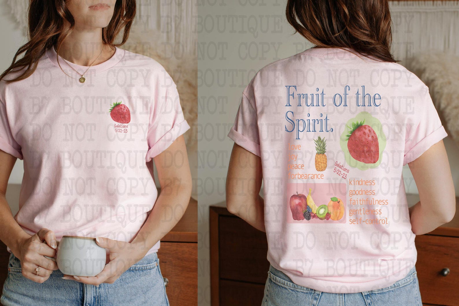 Fruit of the Spirit PNG | Christian Digital Download | Galatians 5:22 ...