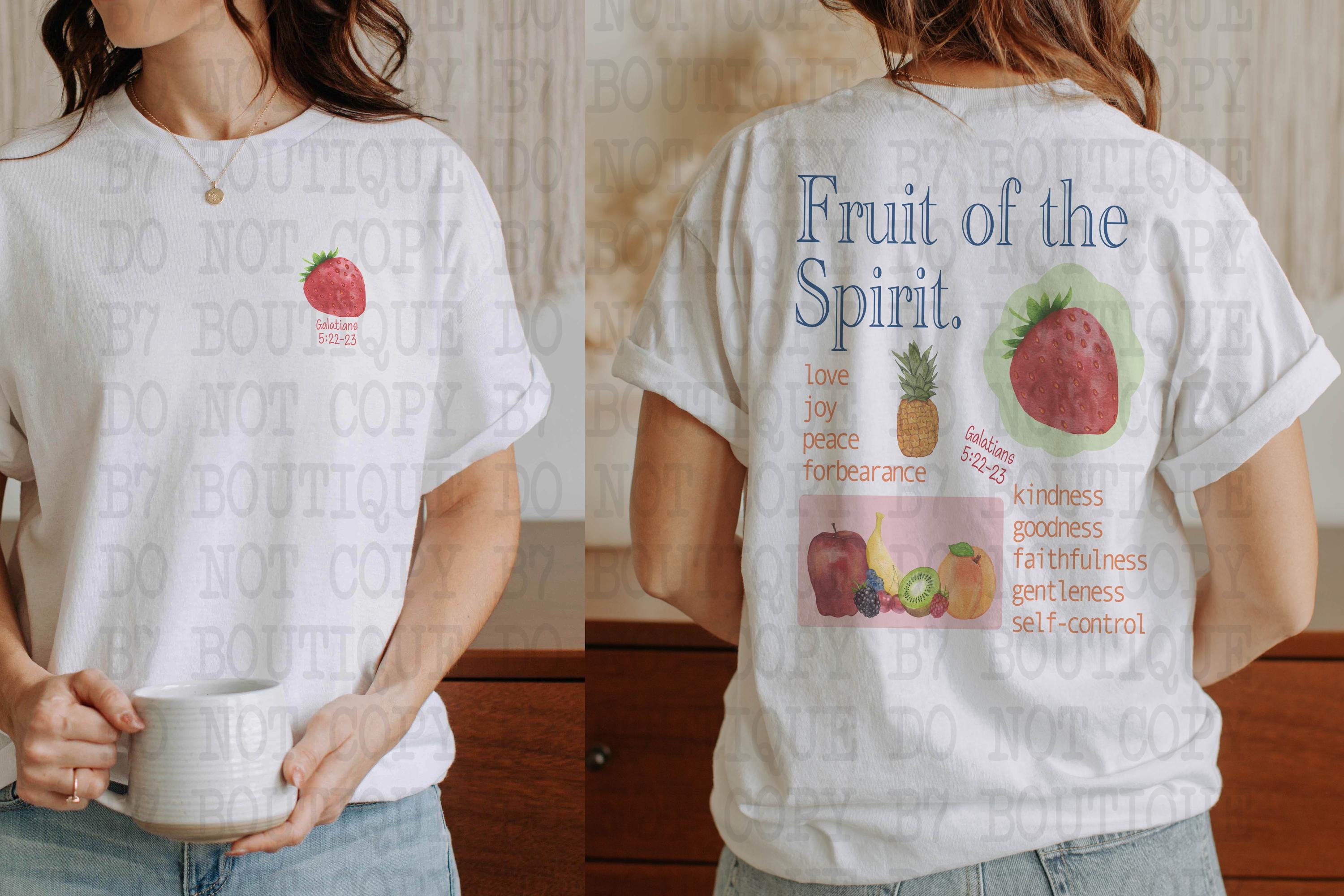 Fruit of the Spirit PNG | Christian Digital Download | Galatians 5:22 ...