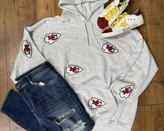 KC Hoodie - Random Logo Sweatshirt with hood Chiefs