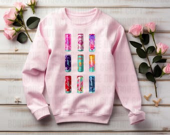 Alani Energy Drink Graphic Sweatshirts, Alani Lover, Graphic Crewneck, Energy Drink Lover Gifts for Her