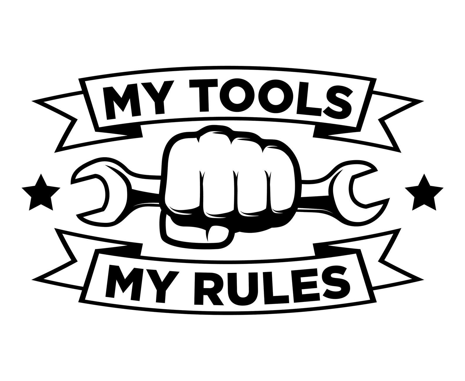 My Tools My Rules Decal Toolbox Decal Toolbox Sticker Etsy