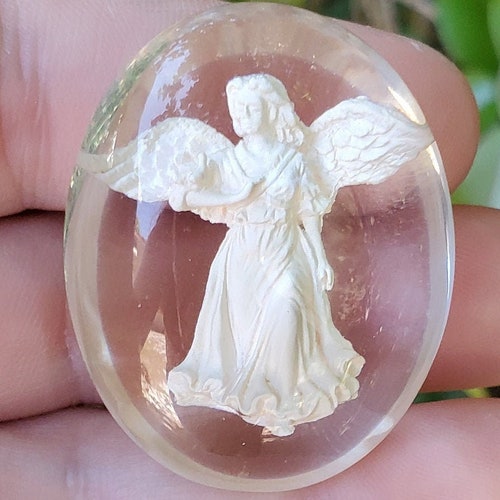 Angel of Healing Pocket Stone Worry Stone Angel Products Etsy