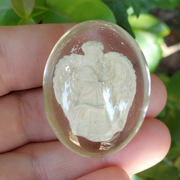 Angel of Peace Pocket Stone Worry Stone Angel Products 1.5"