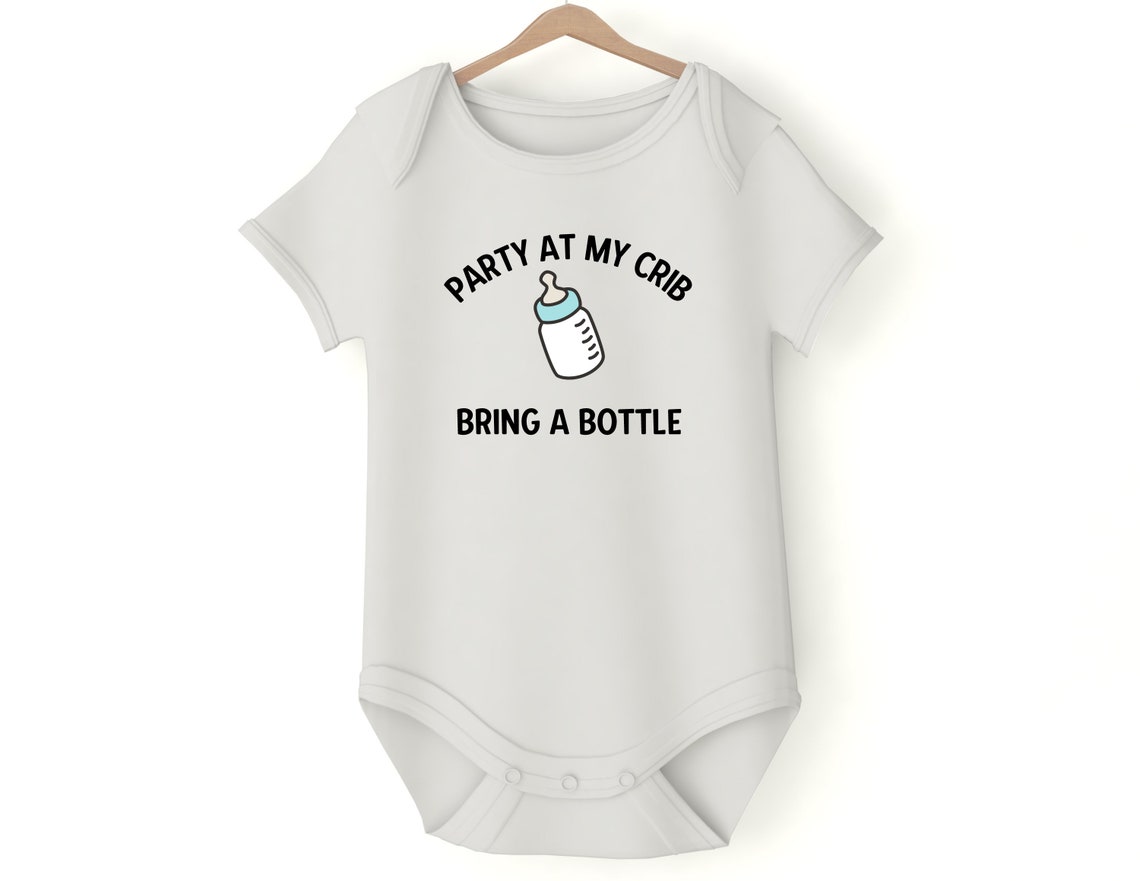 Party at My Crib Bring a Bottle SVG Digital Download Etsy