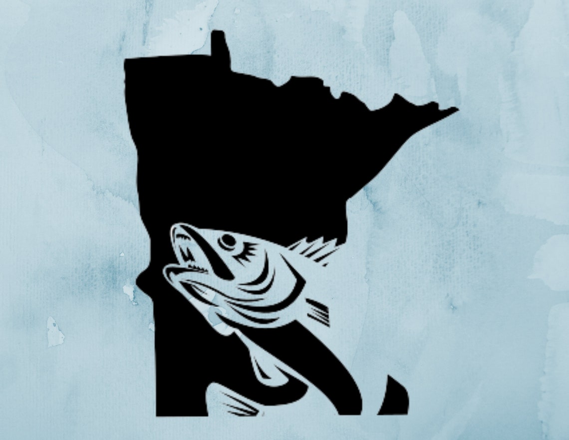 Minnesota Walleye SVG Digital Download Etsy