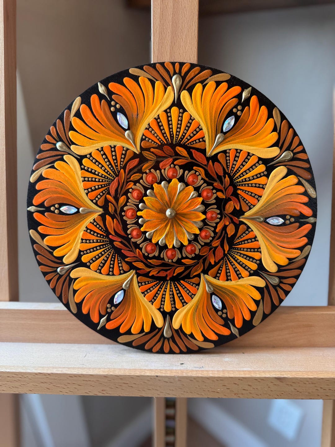 Sacral Chakra Mandala Wall Art - Etsy
