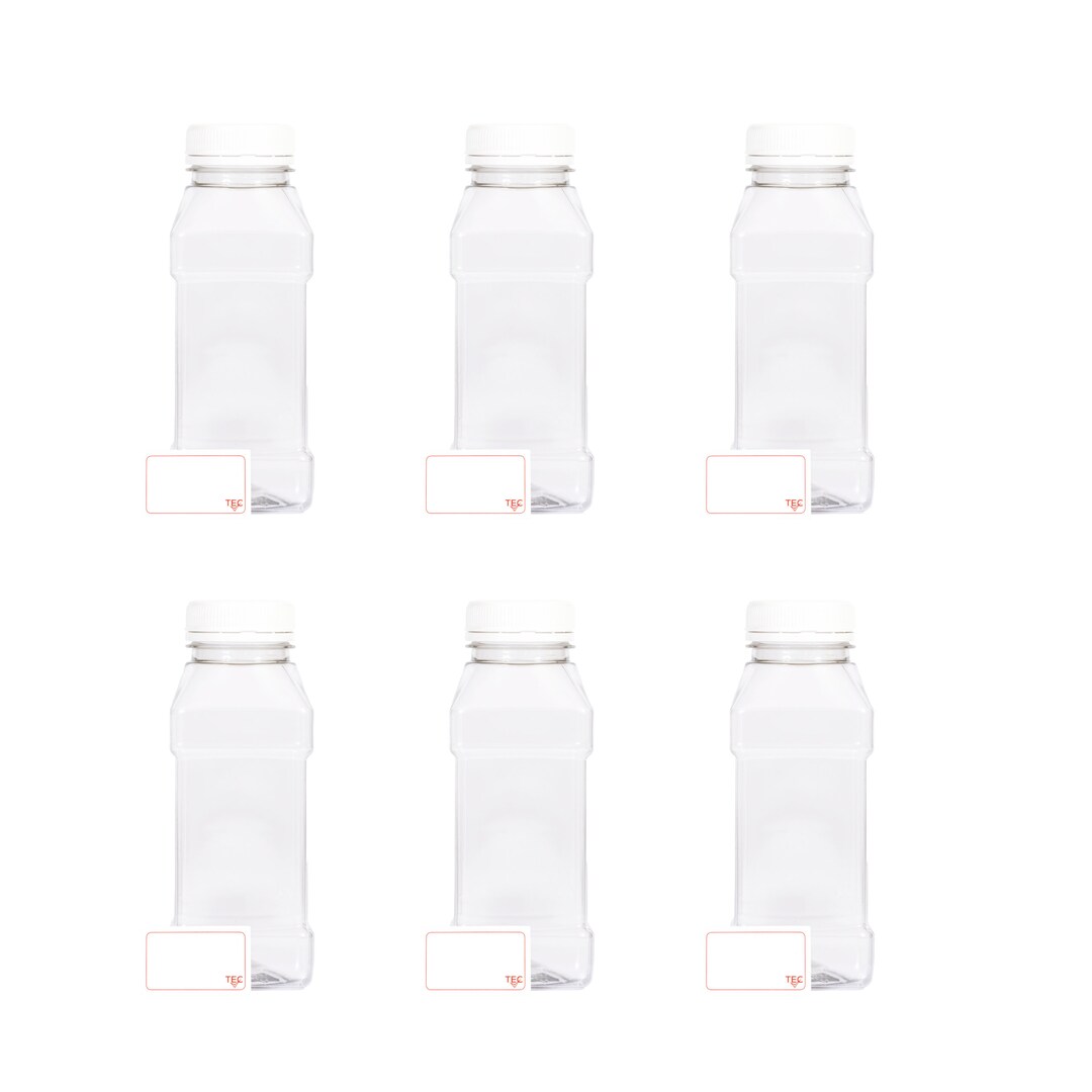 Fruit Juice Bottles 250ml Pack of 9 Clear Plastic Tamper Etsy UK
